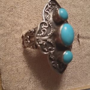 8 CT Arizona Sleeping Beauty Turquoise Ring